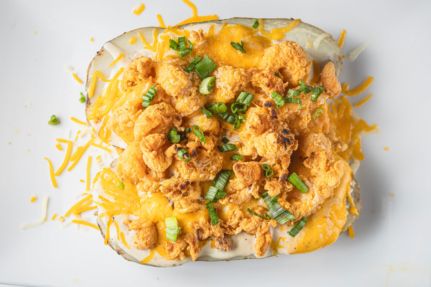 Seafood Baked Potato