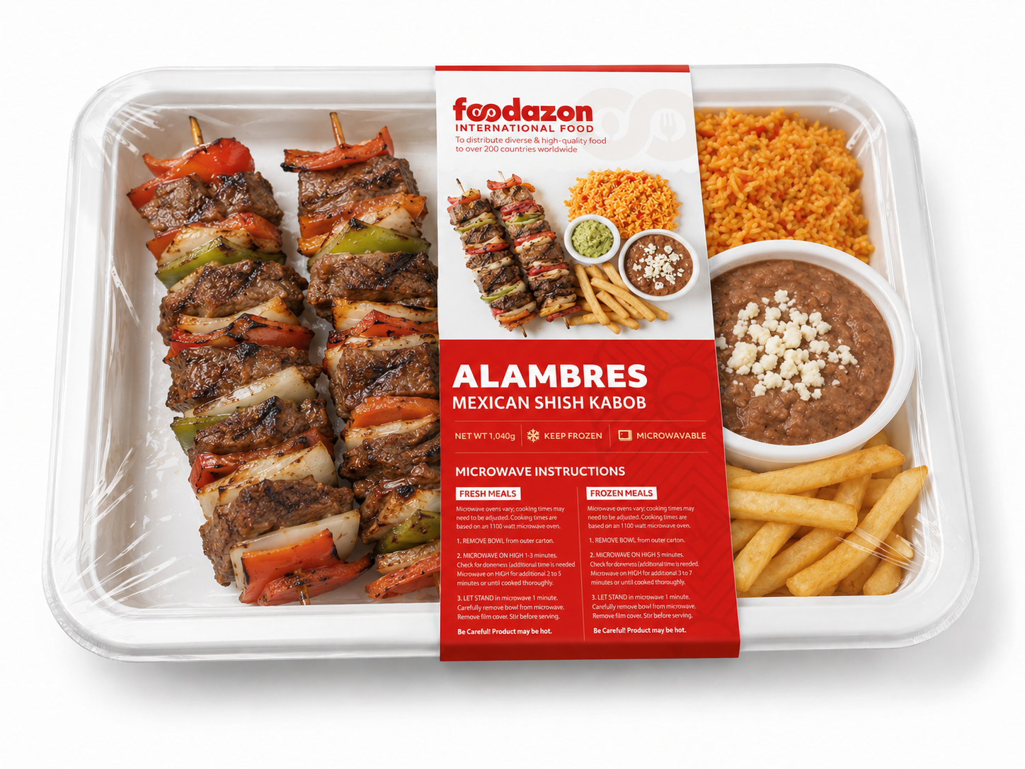 Alambres (Mexican Shish Kabob) - Packaged