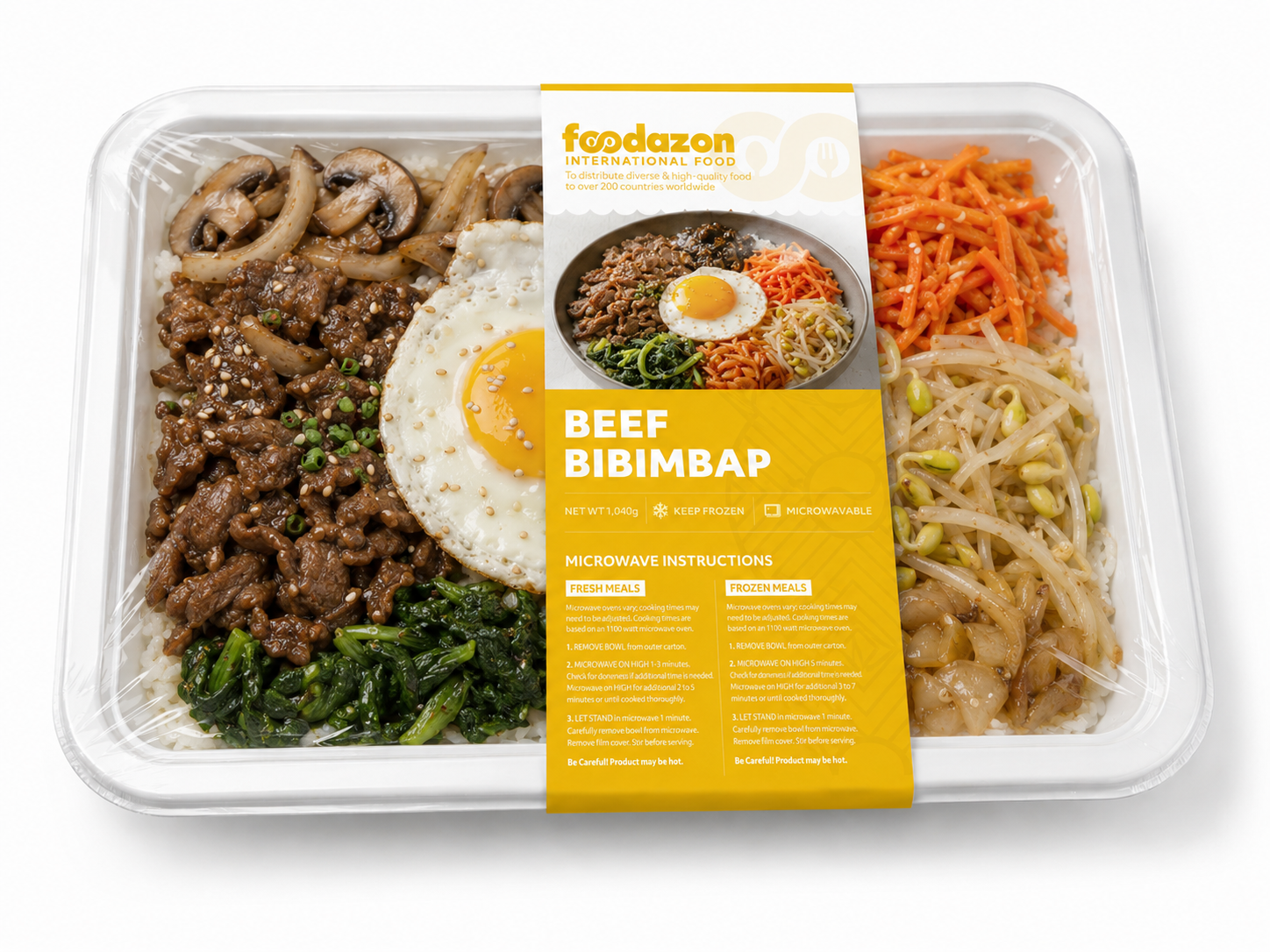 Beef Bibimbap – Packaged