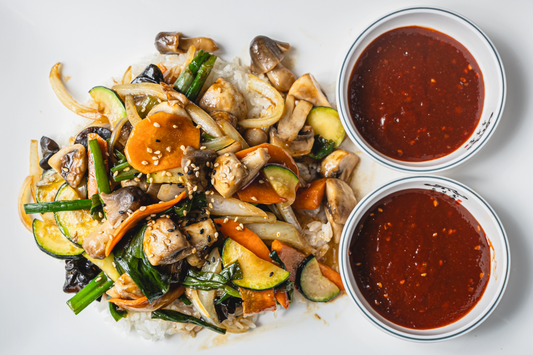 Mushroom Bibimbap