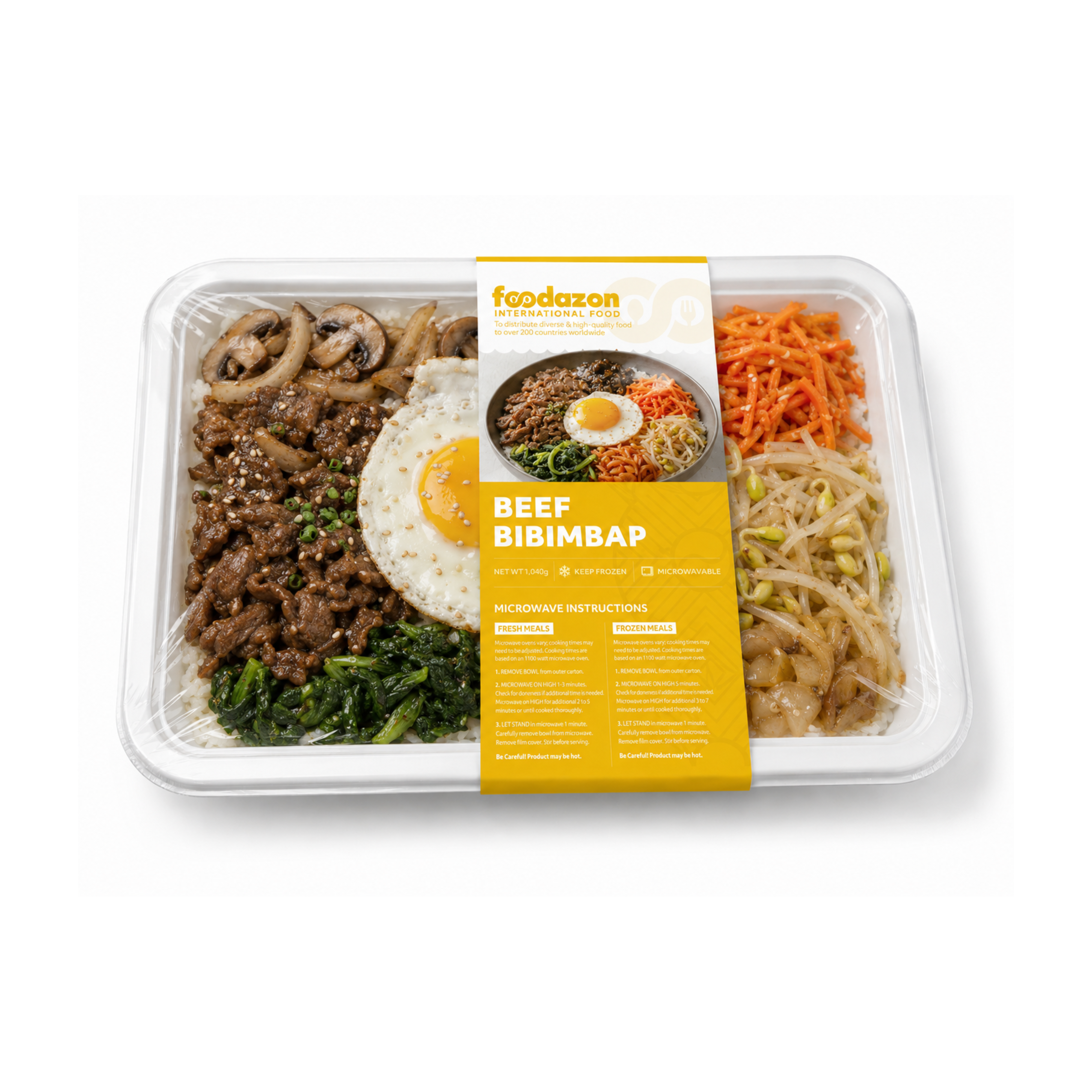 Beef Bibimbap – Packaged