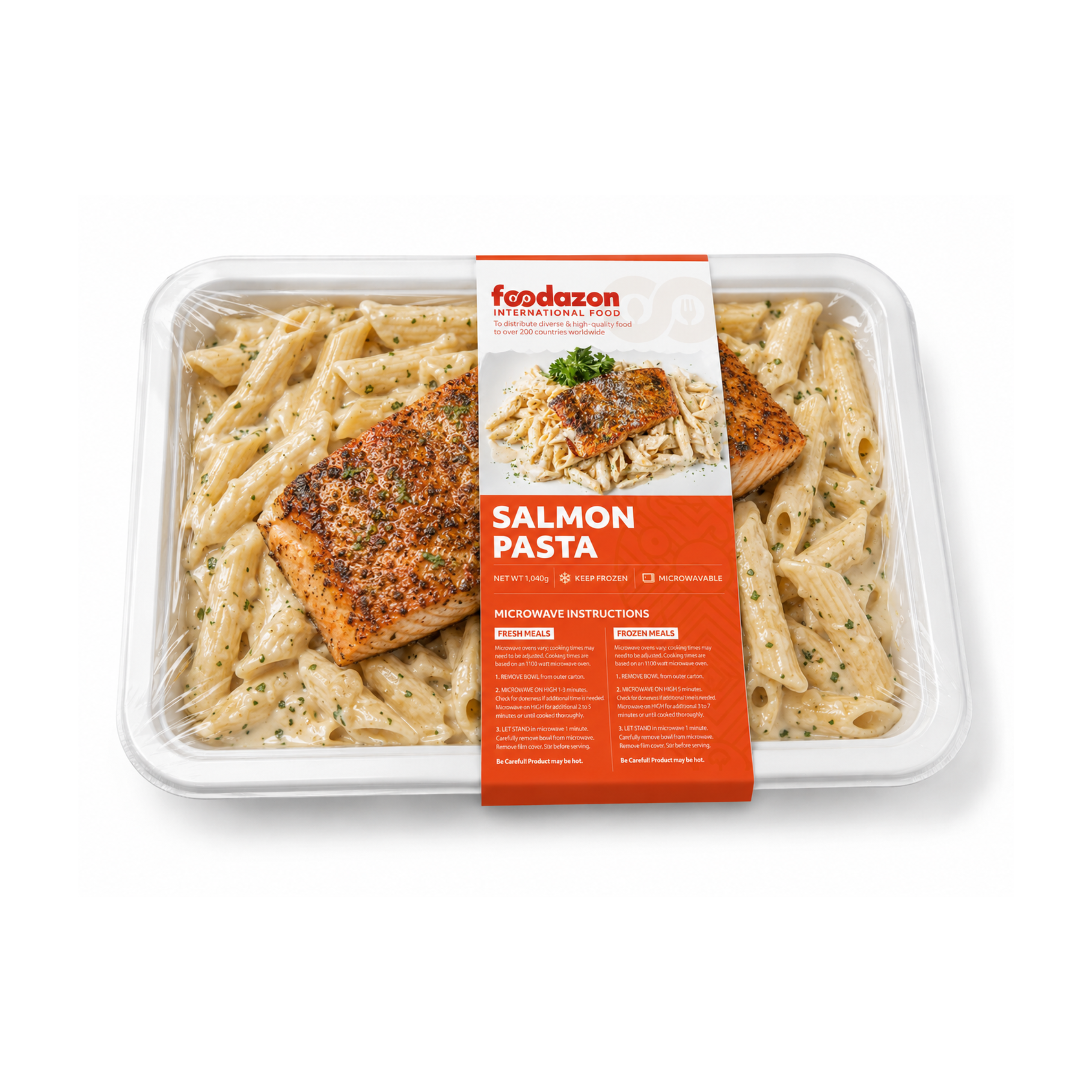 Salmon Pasta – Packaged